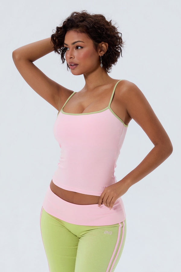 Cotton Cami With Built In Bra