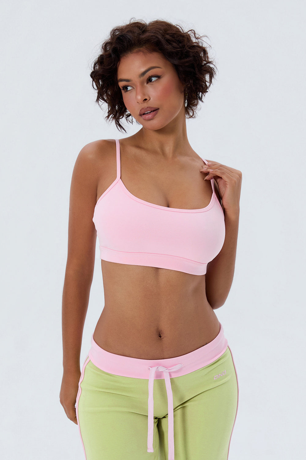 Cotton Thin Strap Basic Sports Bra