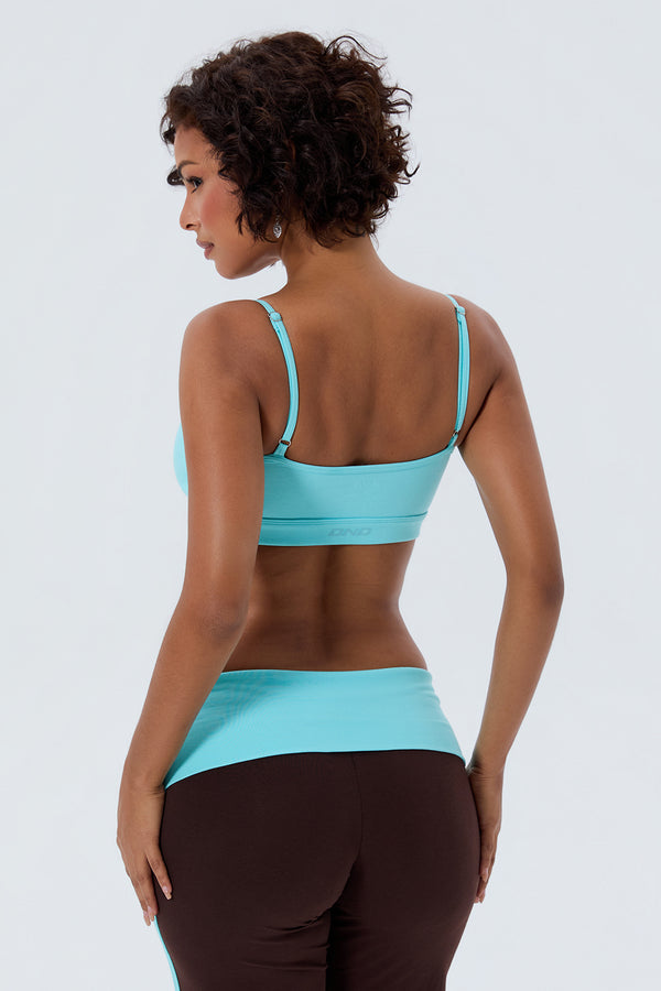 Cotton Thin Strap Basic Sports Bra