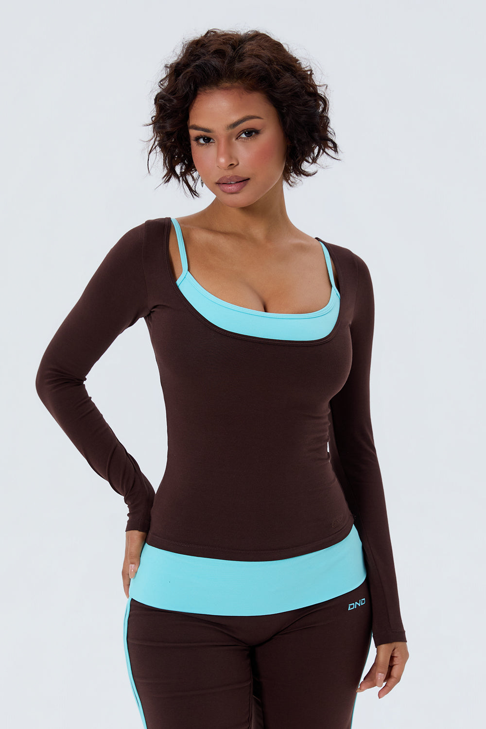 Cotton Thin Strap Basic Sports Bra