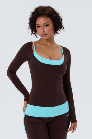 Cotton Thin Strap Basic Sports Bra