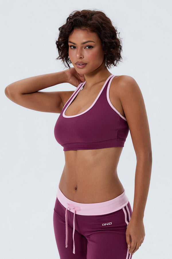 Cotton Racerback Sports Bra