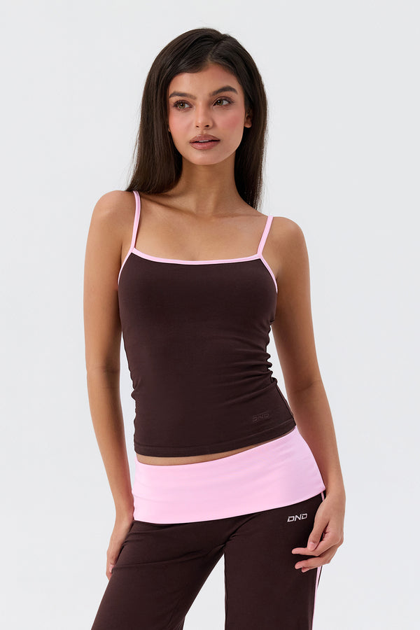 Cotton Cami With Built In Bra