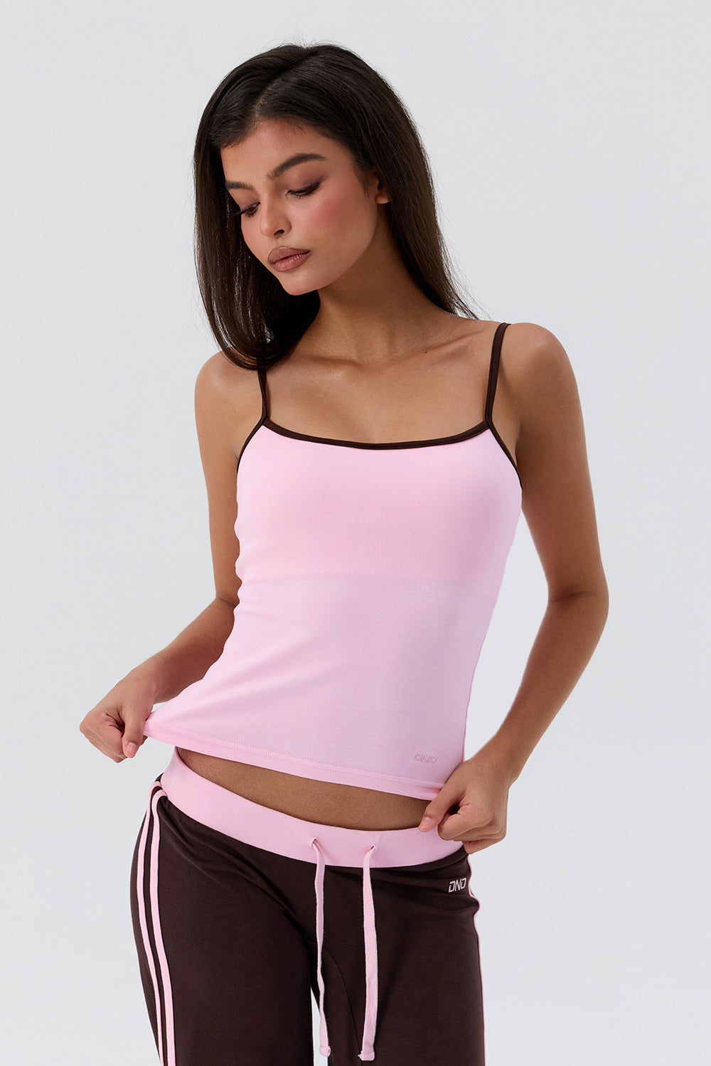 Cotton Cami With Built In Bra