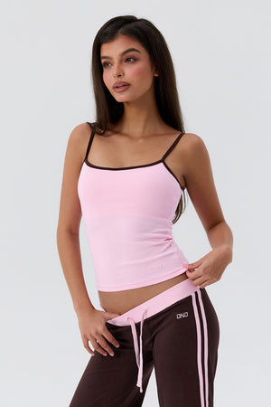 Cotton Cami With Built In Bra