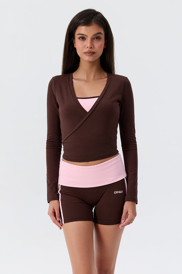 Cotton Tie-up Long Sleeve Wrap