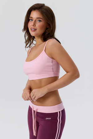 Cotton Thin Strap Basic Sports Bra
