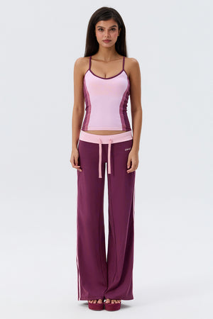 Cotton Racerback Cami With Built In Bra