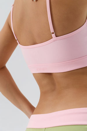 Cotton Thin Strap Basic Sports Bra
