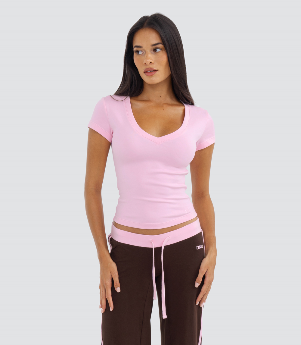 Cotton V-Neck Top