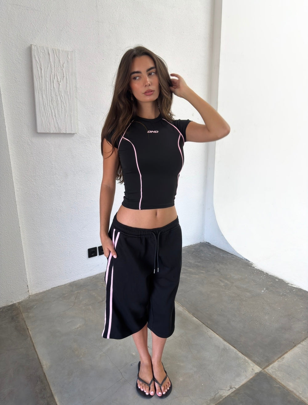 Cotton Wide Leg Oversized Jorts