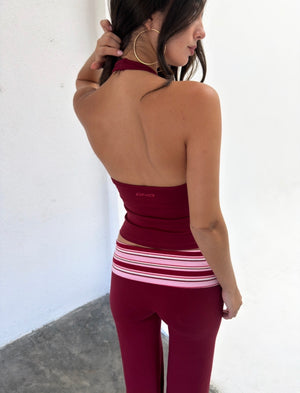 Cotton Layered Halter Tank