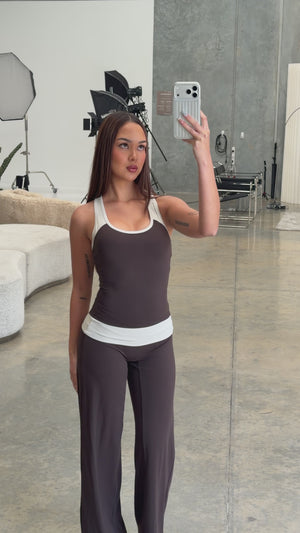 Two-Tone Racerback Tank